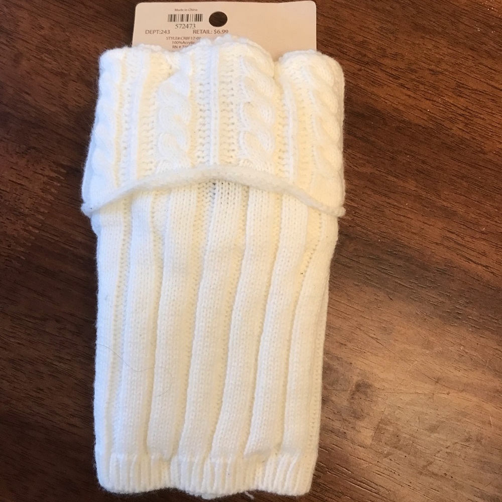 💗Boot Topper, White💗 - Picture 2 of 2